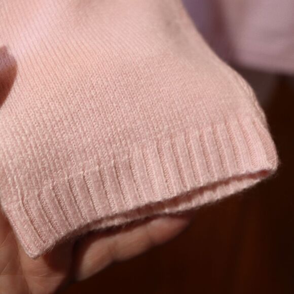 Studio Works Light Pink Turtle Neck Pullover Sweater Medium - Picture 5 of 11